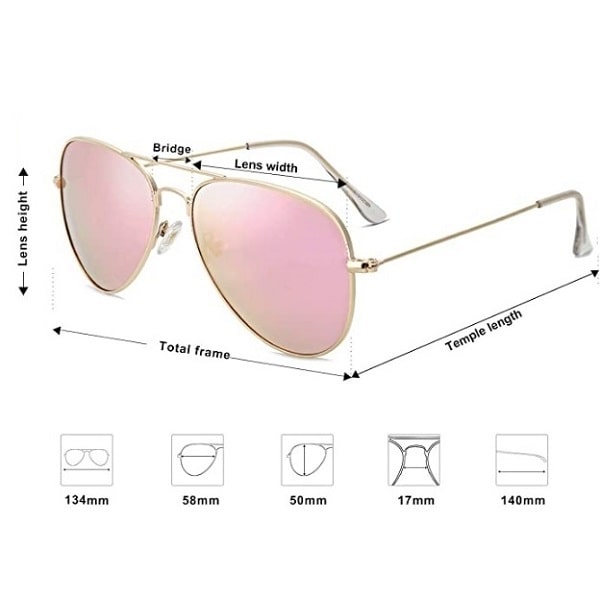 Sunglasses Vintage Aviator Polarized Sunglasses For Men And Women