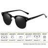 Sunglasses Retro Brand Semi Rimless Polarized Sunglasses
