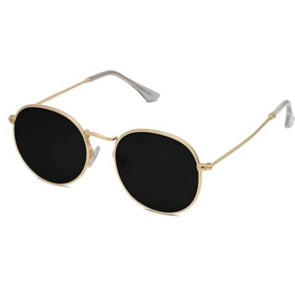 Sunglasses Vintage Retro Round Frame Polarized Sunglasses