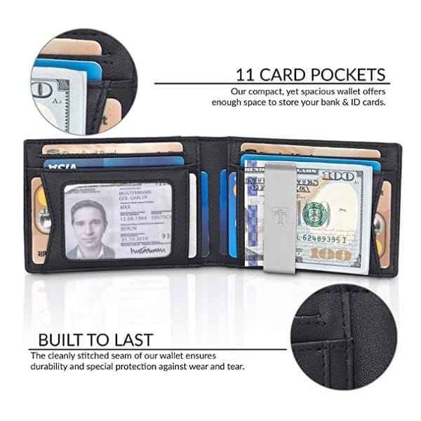 RFID Blocking RFID Blocking Bifold Protection Wallet For Men