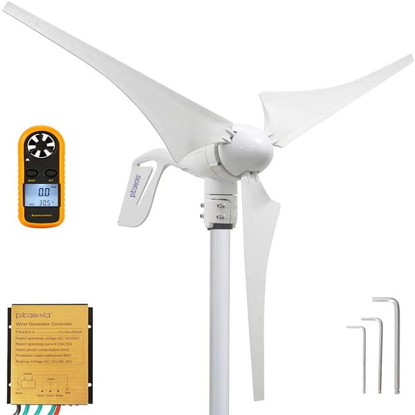 Turbine 3 Blade Wind Turbine Generator For Home