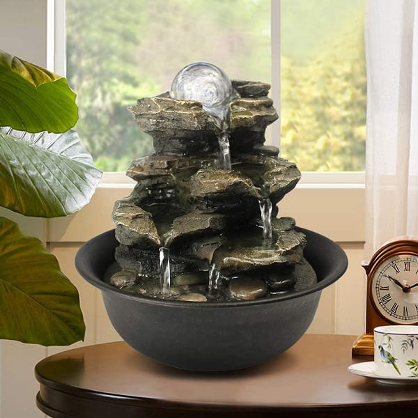 Tabletop Centerpieces Calming And Relaxing Indoor Fountain