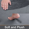 Non-Slip Silicone Bath Mat | Super Absorbent Quick-Dry Memory Foam Shower Rug | Soft Bathroom Carpet Foot Mat for Stone Floor