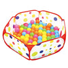 150cm Big Infant Ball Pool Portable Baby Playpen With Basket Hoop Folding Ocean Ball Pool Pit Tent Toys For 0-3 Years Old Kids