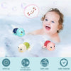 3PCS Baby Bath Toys: Cute Swimming Turtles Clockwork Wind-up Toys | Perfect for Toddlers' Bathing and Playtime | Ideal Preschool Pool Toys