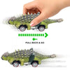 Hot Dinosaur Toy Pull Back Cars - Realistic Dino Cars Mini Monster Truck with Big Tires - Small Dinosaur Toys for Kids' Birthday Gift