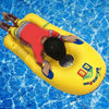 119cm Kids Inflatable Pool Float: Floating Water Hammock Lounger | Inflatable Pool Mat Floating Bed Chair | Swimming Air Mattress for Children