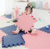 2.5cm Thick Baby Play Mat | 6-Piece Interlocking Foam Puzzle Tiles | Noise-Reducing Playroom Floor Mat
