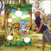 Jungle Animals Bean Bag Toss Game Kit | Outdoor Activities for Children | Fun Animal-Themed Play Set