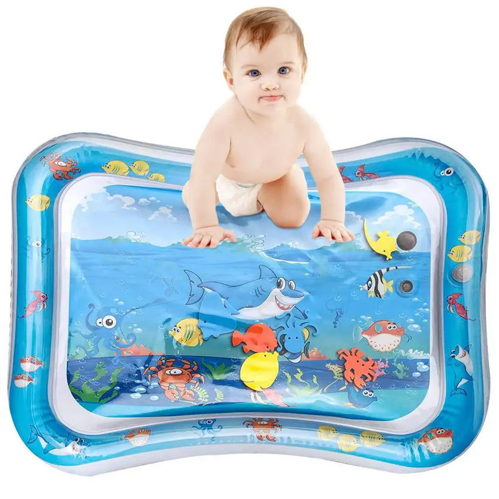 Baby Water Mat: Inflatable Cushion for Infants and Toddlers, Water Play Mat for Children's Early Education, Developmental Baby Toy for Summer