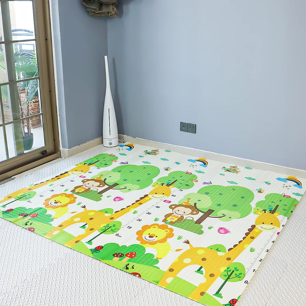 Foldable Cartoon Baby Play Mat XPE Puzzle Children Mat Baby Climbing Pad Kids Rug Baby Games Mats for Children's Room Toys