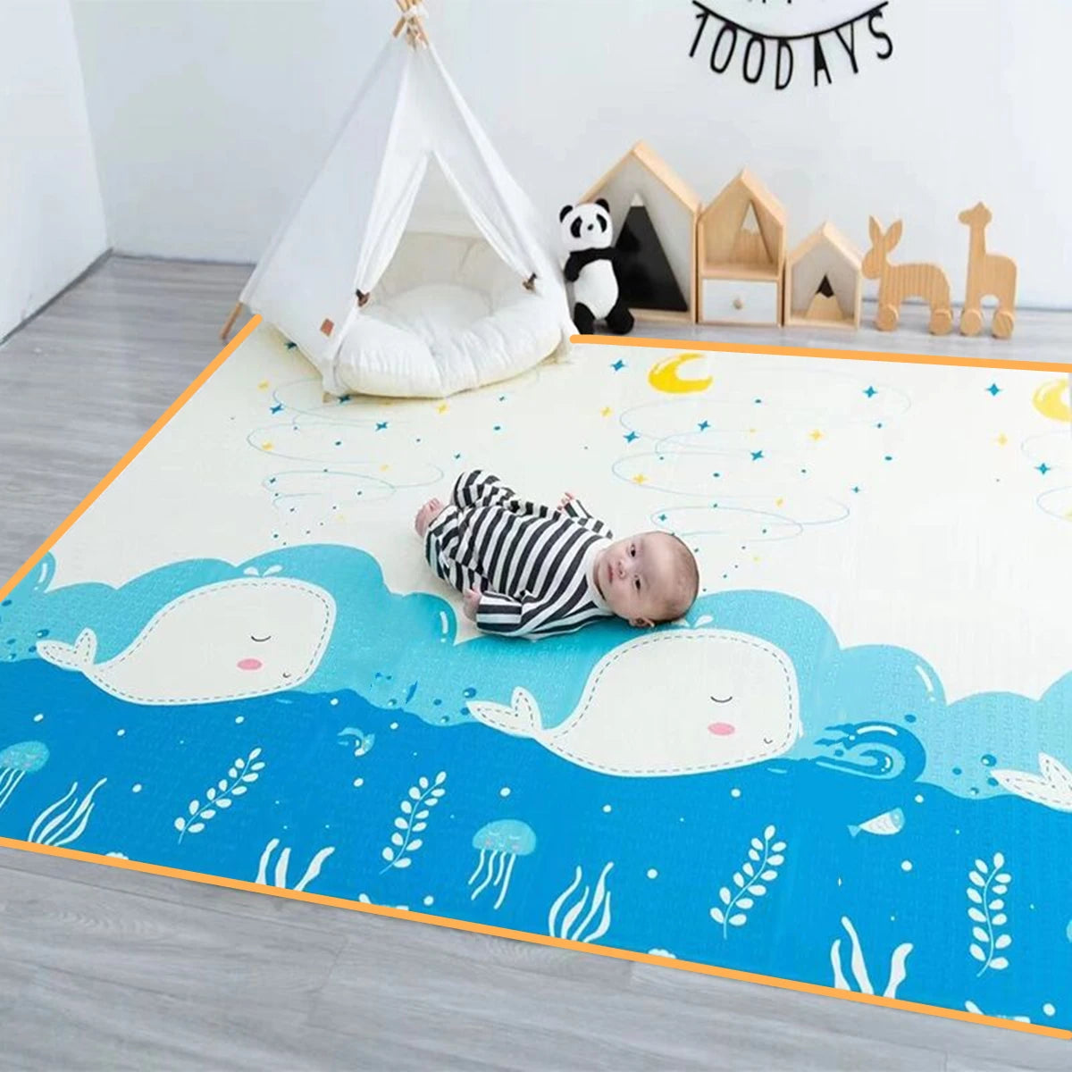 2023 Thickened 1cm Baby Foam Crawling Mat - Children's EVA Educational Toy, Soft Floor Game Mat for Kids, Fitness Gym Carpet