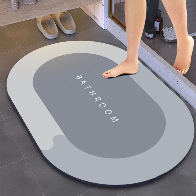 Super Absorbent Bath Mat - Non-Slip, Quick Drying Bathroom Rug, Shower Rug, Kitchen Entrance Door Mats, Home Floor Mat