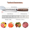 5.5-inch Stainless Steel Kitchen Knife: Utility Paring Tomato Steak Knives, Forged Boning Knife for Kitchen Tools Cookware